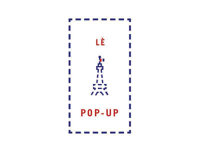 Le Pop-Up graphic design illustration logo