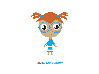 Betty. graphic design illustration kids