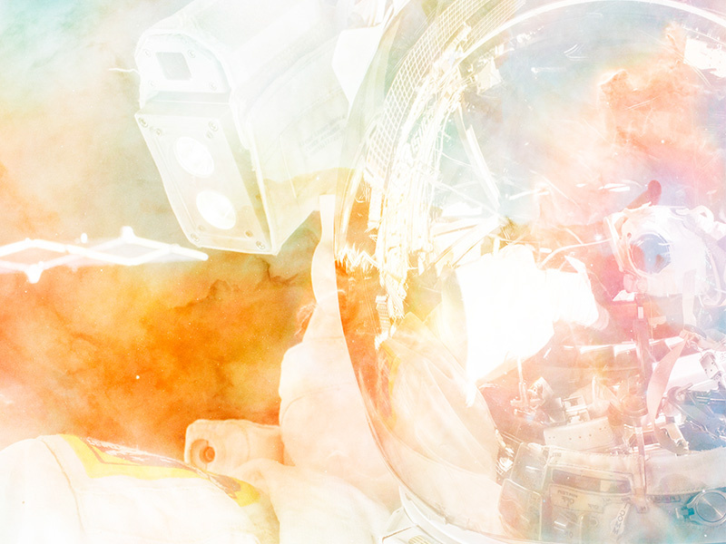 Space space station outer space nebulas space astronaut