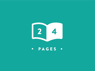 24 Pages book logo library logo logo logo book logo type