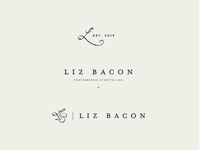 Liz Bacon branding design photography branding photography logo redesign