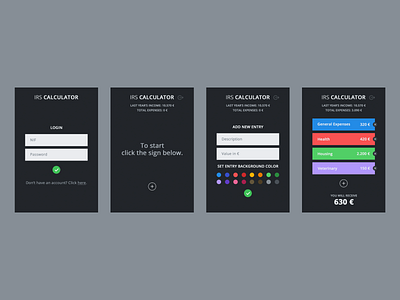 Calculator app dailyui dailyui004 mobile uidesign