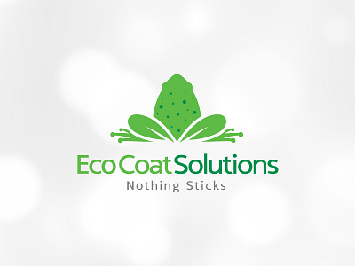 Eco Coat Logo client coat eco ecology frog green leaf logo natural nature project pure