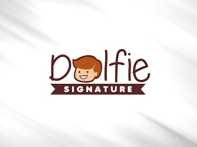 Dolfie Logo client fun kids logo people project sweet