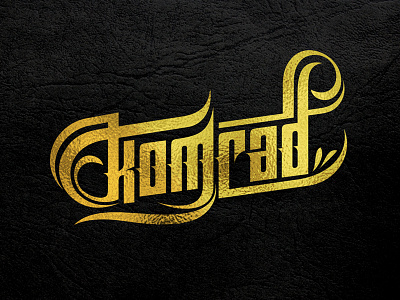 Komrad custom typo clothing custom logo tees tshirt type typo typography