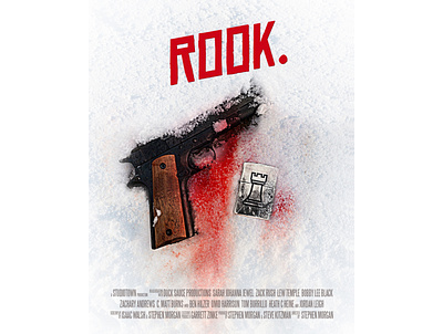 Rook art blood gun lighter movie movie art movie poster movie posters rook