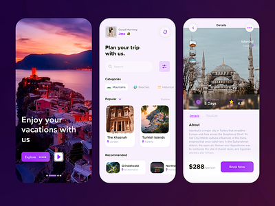 Travel App Design (Free)