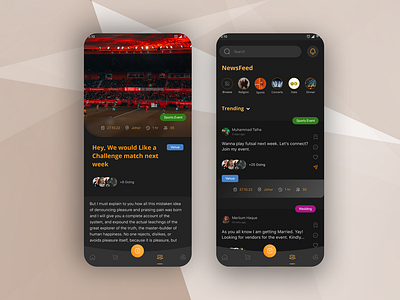 Social Events App app design app ui beautiful app designs branding community event events app social events social media app social media app design ui uiux