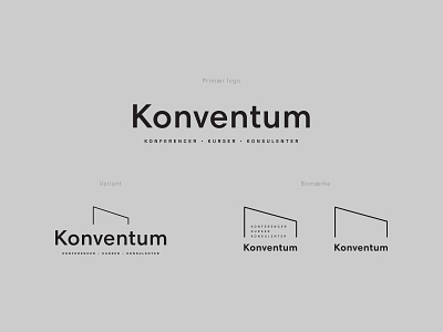 Konventum - Identity system branding corporate danish design fifth element ghanavati identity logo minimal minimalist logo modern scandinavian typography