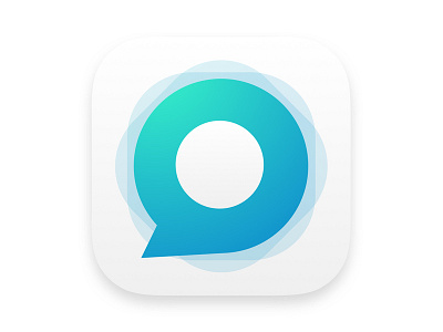 App icon - Telecom app communication icon logo speech text