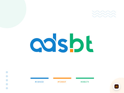 Ads.bt Logo adobe bhutan bhutanese branding design graphic design illustration logo logo design minimal modern vector