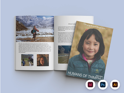 Humans of Thimphu Newsletter | Lunana Edition 🏔️ adobeindesign bhutan bhutanese booklet branding design graphic design illustration illustrator indesign logo lunana minimal mountains newsletter photoshop remotest location storytelling vector winter