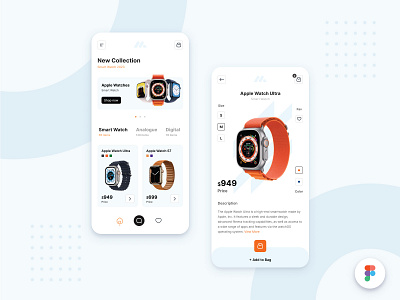 Mio Watch - Mobile Application application bhutan bhutanese branding design e commerce graphic design human centric design interface design logo minimal mobile app mobile intereaction online online store smart watch ui design user experience ux design watch app