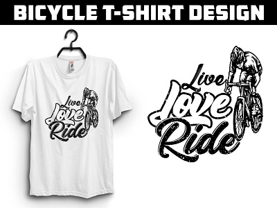 Bicycle T-shirt Design bicycle shirt bicycle t shirt bicycle t shirt design branding design graphic design graphic designer t shirt t shirt design typography