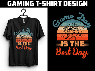 Gaming T-shirt Design branding design game game t gaming graphic design graphic designer t shirt t shirt design typography