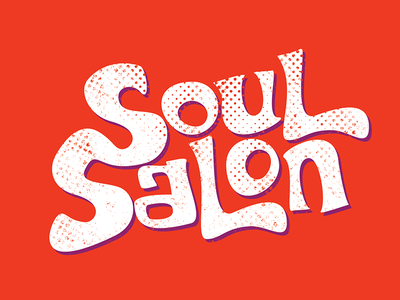 Soul Salon dance handmade logo seventies soul