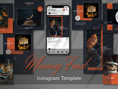 Minang Food Instagram Template