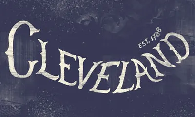 Cleveland cle cleveland hand drawn photoshop typography