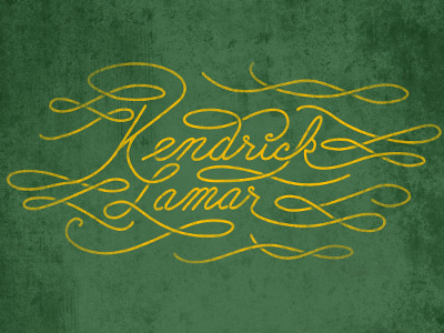 Kendrick Lamar 1 compton custom type design graphic design hip hop kendrick lamar rap typography