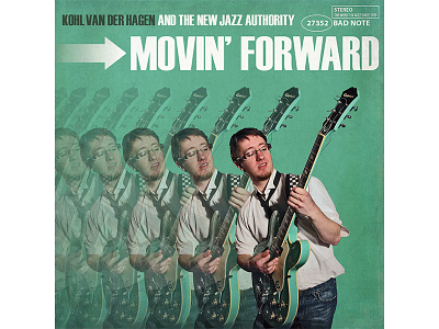 Movin' Forward album cover jazz photography retro vintage