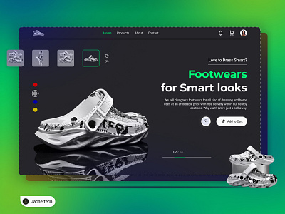 Footwear Website Design app branding design icon illustration logo typography ui ux vector