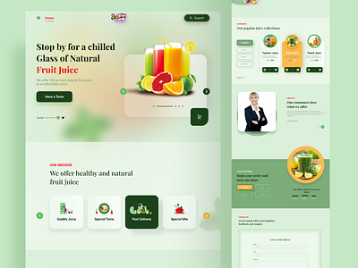 Fruit Juice Website Design
