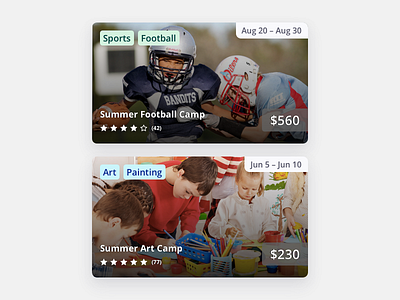 Summer Camps Cards