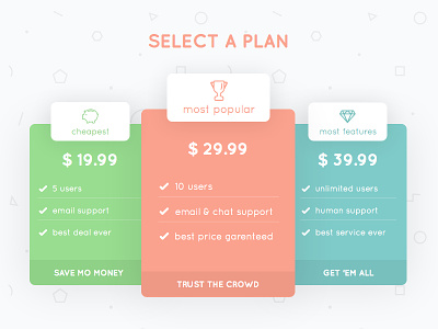 Plan Pricing 030 dailyui payment plan pricing ui ux web