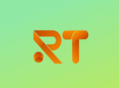 RT logo branding design graphic design icon illustration logo rt vector