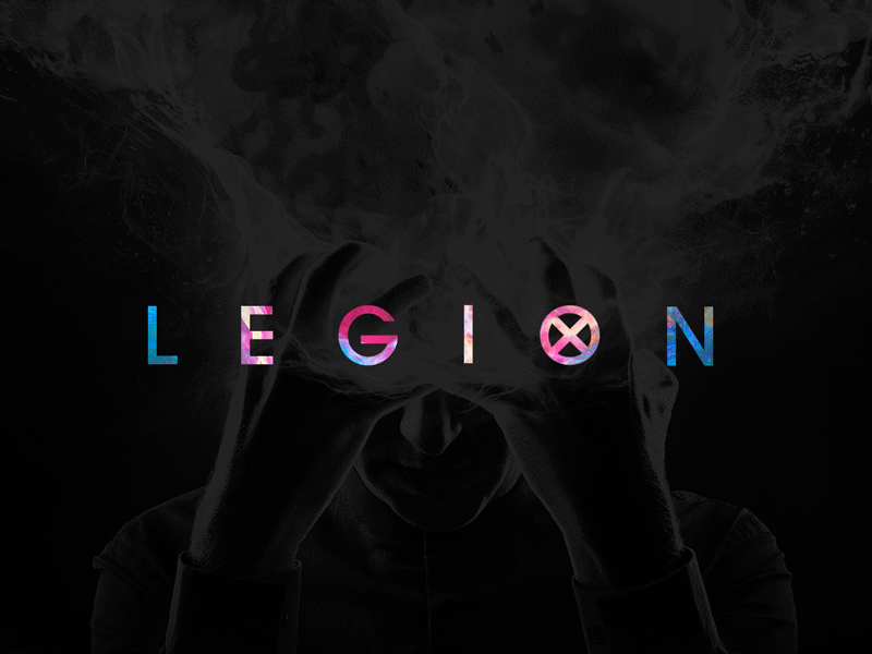 Legion Type Animation animation fx gif legion marvel type xmen