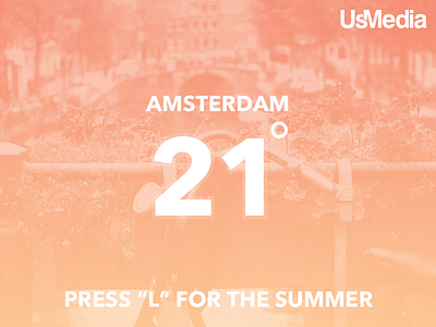 Is it summer already? amsterdam feeling hot hothothot summer sun usmedia weather