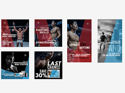 MMA Shredded Social Media Ads