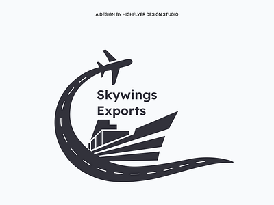 Skywings Exports - Logo concept android android app app app design branding design illustration logo ui ux