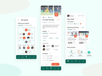 Sport events app