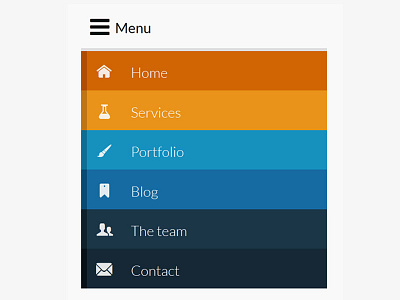 Responsive Menu Mobile - mobile version menu navigation responsive