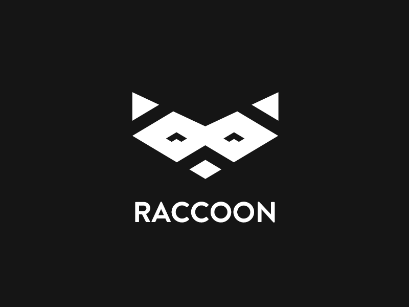 Raccoon illustration animated illustration logo animation raccoon