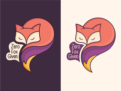 Zero Fox Given fox illustration purple purple fox