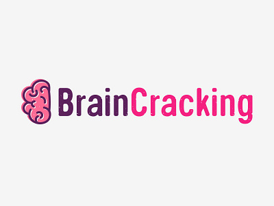 BrainCracking brain brain logo logo