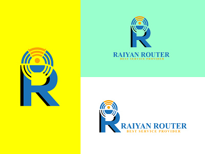 RAIYAN ROUTER logo design