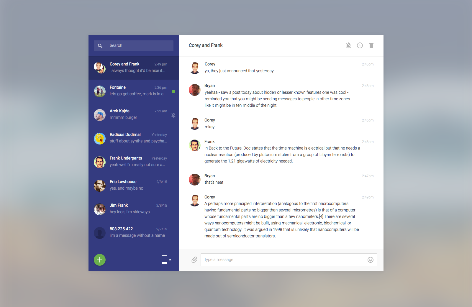 Download Dribbble - chat-app.png by Bryan Sleiter