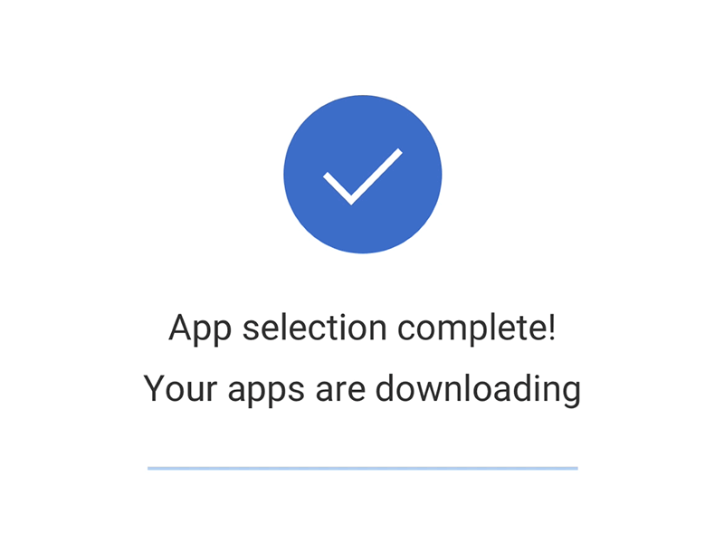 App Selection Animation