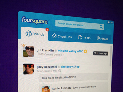Foursquare pokki app app foursquare pokki ui