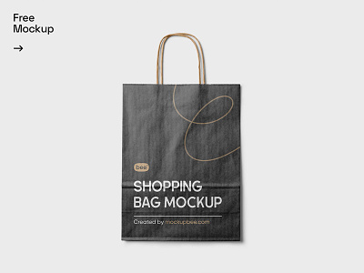 Free Shopping Bag Mockup bag brand branding download eco free mockup mockups pacakging paper shopping