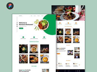 Restaurant landing page