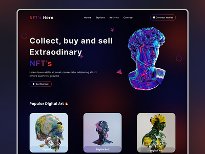 NFT's Marketplace website