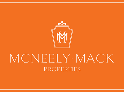 McNeely Mack branding designer illustration logo logobranding louisiana luxury mandeville real estate typography