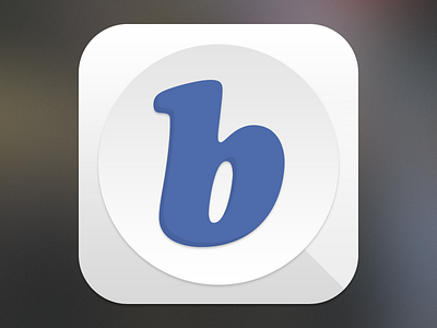 Backpage App Icon app b backpage blue icon ios iphone logo ui