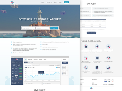 Trading Platform Website