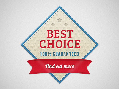 Web Badge badge badges pack best choice blue red retro ribbon