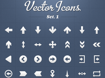 Vector Arrows Icons arrows icons perfect pixel set ui vector